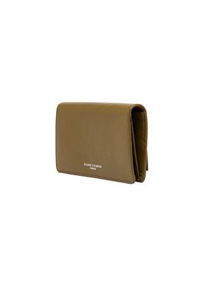 Green grained leather wallet GIANNI CHIARINI | 5041GRNVERDE